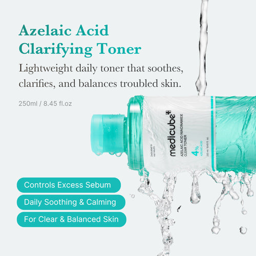 Azelaic Acid Niacinamide Clarifying Toner - medicube.us