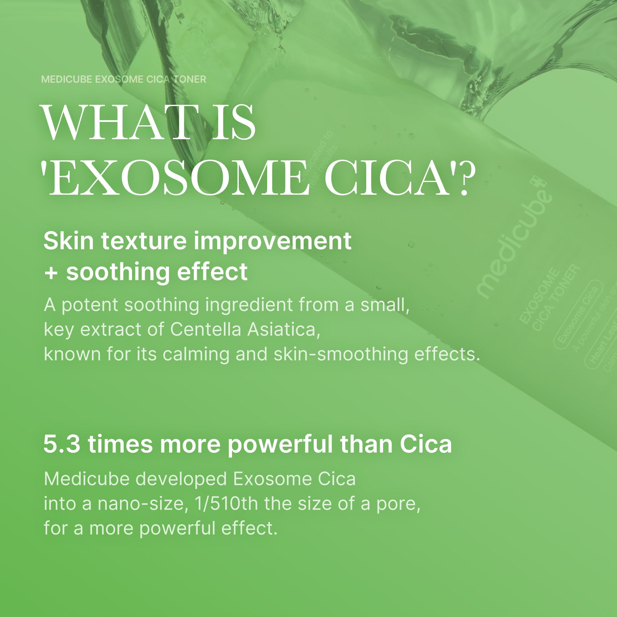 Exosome Cica Calming Toner - medicube.us
