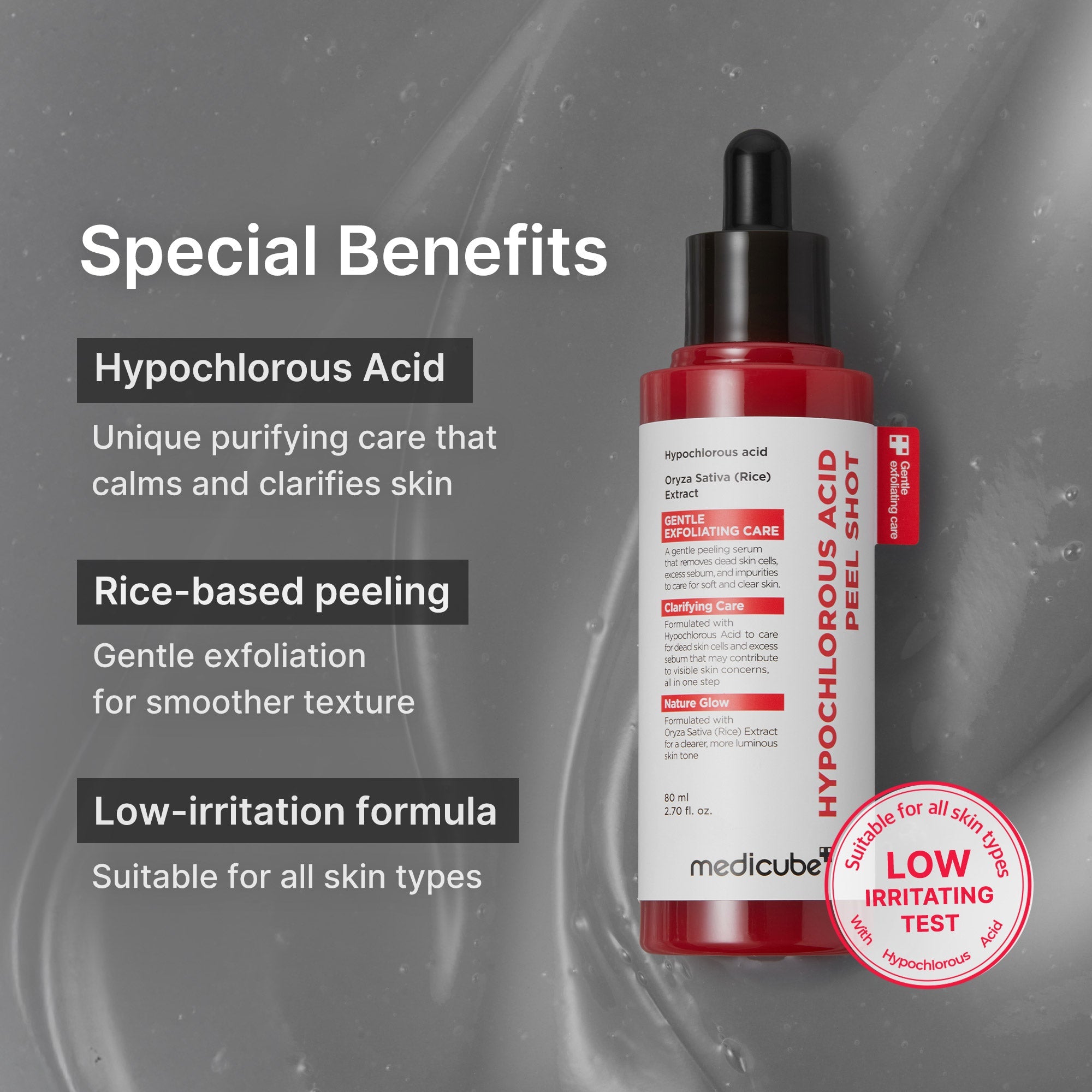 Hypochlorous Acid Rice Peel Shot - medicube.us