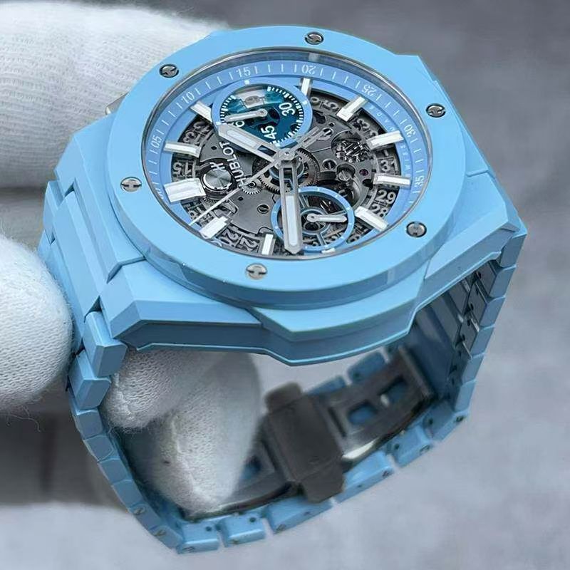 One model each from Panerai and Hublot.