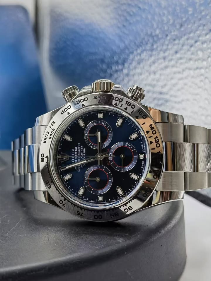 Rolex Daytona 116509 "Blue Panda" 18K White Gold Case, Blue Dial